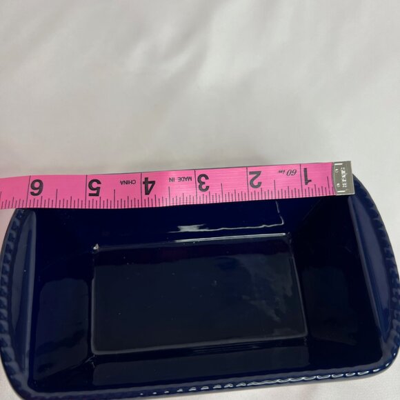 TEMPTATIONS BLUE+RED PLAID BAKING DISH - Picture 5 of 6